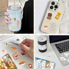 Tiny Delights Kawaii Sticker Book: 800 Pieces of Waterproof Charm for Creativity