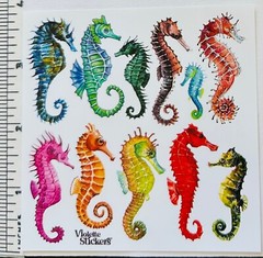 Violette Stickers Rainbow Seahorses Sea Life Craft Planner Supply Scrapbook