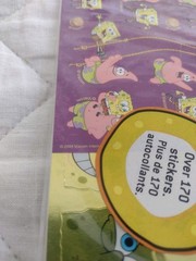 Vtg Y2k Lot of 9 SpongeBob Square Pants Sticker Sheets Patrick Star New
