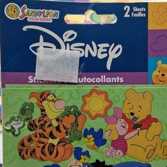 Sandylion Stickers Disney Winnie the Pooh Tigger Eeyore Piglet 4 Sealed Packs.