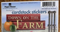 Paper House Down On The Farm Country Life Chickens Pig Horse Cow Sheep Eggs Barn