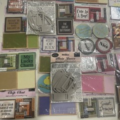 Retired Scrapbooking Supplies Lot- Deluxe Designs – Chip Board Chip Chat, Bases