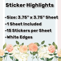 Violette Stickers – 90s Nostalgia – 1 Retro & Vintage Pop Culture Sticker Sheet