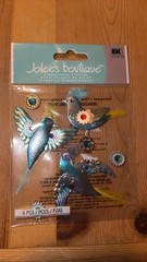 Rare! ONLY 1! Jolee’s Boutique – Steampunk birds
