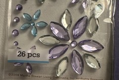 Lot Martha Stewart Christmas Winter Snowflakes Bling 3D scrapbooking stickers
