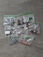 Mixed Lot of 11 Different Scrapbooking Embellishments Mixed Themes