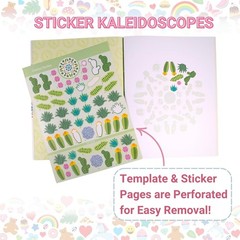 Sticker Kaleidoscopes Activity Book – Create Manadala Style Art with Sticker …