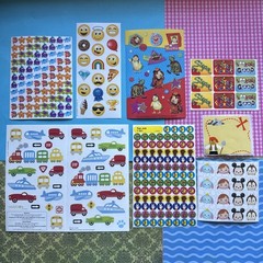 Vintage 80s 90s Y2K Sticker Partials & Singles Various Brands Years As Is Lot C