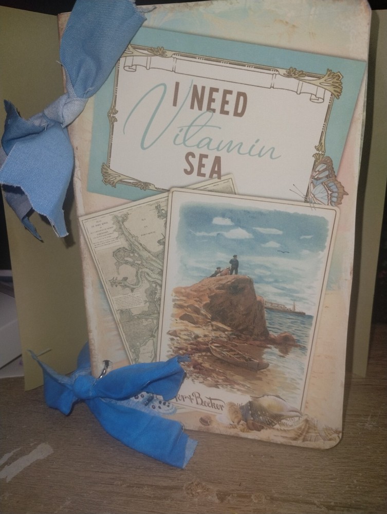 Sea Ocean Beach Junk Journals Scrapbook USA Seller