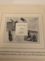 Golf Scrapbook Theme Craft Shadow Box Kit Cards Hallmark Signature NIB