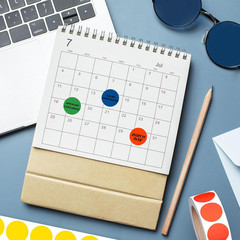 4000 Pcs 3/4 Inch Colored Dot Stickers for Toddlers, 8 Rolls Round Color Coding