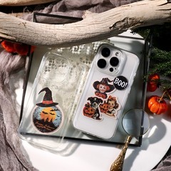 66 pcs Halloween PVC Waterproof Matte Surface Paper Sticker Scrapbook Craft
