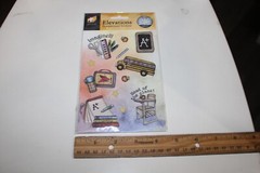 American Traditional Designs Elevations Dimensional Stickers School Days Classic