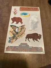 Mrs. Grossman Paper Whisper Stickers ~ Yellowstone National Park.