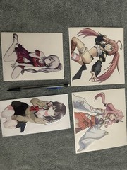 Anime Stick Lot Premium Die Cut Stickers Lot Of 4