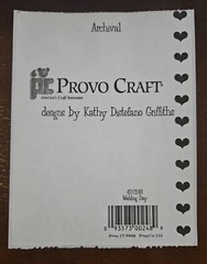 Provo Craft Wedding Day, scrapbooking stickers by Kathy Distefano Griffiths