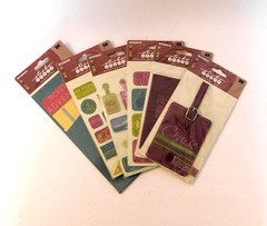 Scrapbook Stickers Lot of 6 Cruise Adventure Passport Luggage Tag Ticket Holder