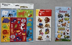 Huge Sticker Lot – Disney Parks/characters, Peanuts, animals, holidays, vehicles