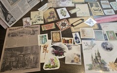 Storyteller Junk Journal Kit Paper Stickers Tags Book Books Stories Reading Read