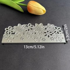 3D style pop up flowers bookmark border edge note card metal cutting die cut
