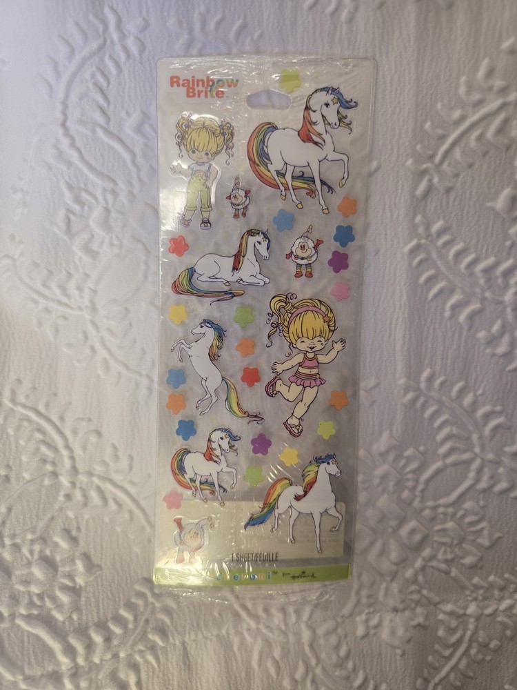 NEW Sealed Stickeroni Hallmark RAINBOW BRITE Sprites Starlite sticker Pack