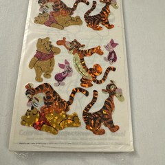 New Sandylion Prismatic Disney Winnie the Pooh Piglet Tigger Stickers BV6