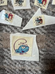 Vintage Rare Smurf Sticker LOT 1980s-1990’s Scrapbook