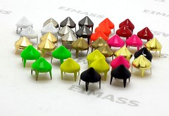 100 x Copper Studs Rivets, Leather Craft, Costumes, Bags, Belts, Shoes, 2188