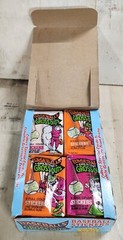 gross out baseball stickers bubble gum original box sealed package old stock