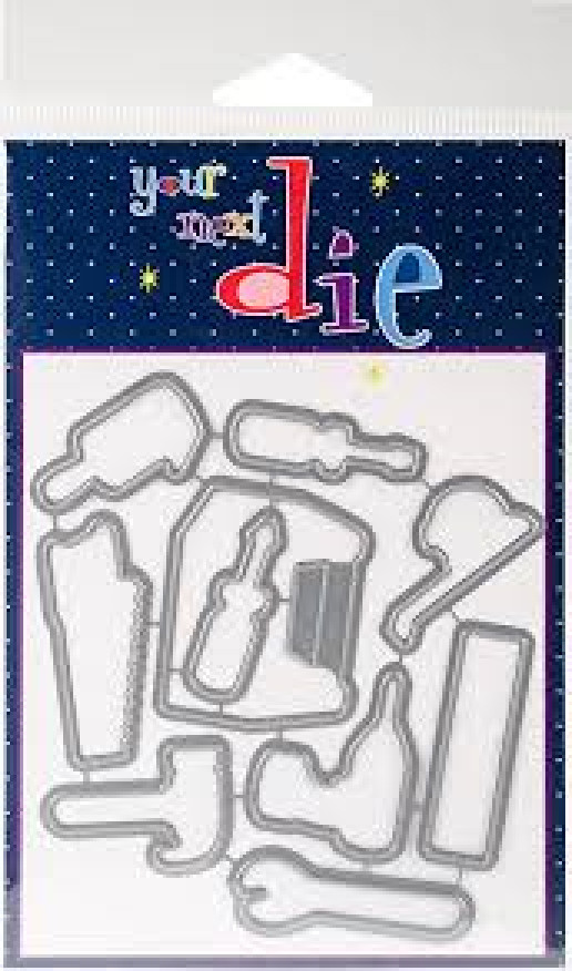 Your Next Die HANDYMAN Steel Die Scrapbooking