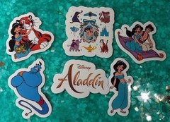 Sticker Pack | Aladdin | Jasmine | Genie | Clear