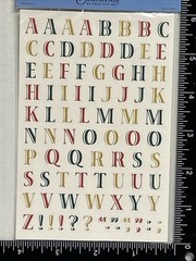 Elements by Creativity Uppercase & Lowercase Alphabet Stickers