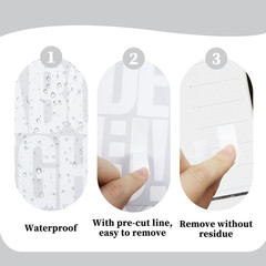 3 Inch Letter Stickers, 138 Pieces Self Adhesive Alphabet Number Sticker for Mai