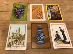 Playing Cards Mixed Lot of 6 ATC Swaps/Junk Journals/Scrapbooks/Crafts