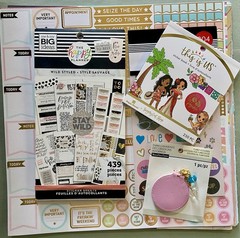 HUGE Lot of Planner Stickers & Paper 3 Complete Books, Stickers, Tabs & More