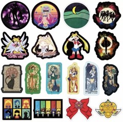 50pcs Sailor Moon Anime Cartoon Stickers IGBT Magna Girl Power Hero