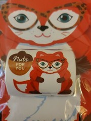 Mrs. Grossman’s Furry Fox Sticker Friend, Sticker roll & dispenser 44+ stickers!