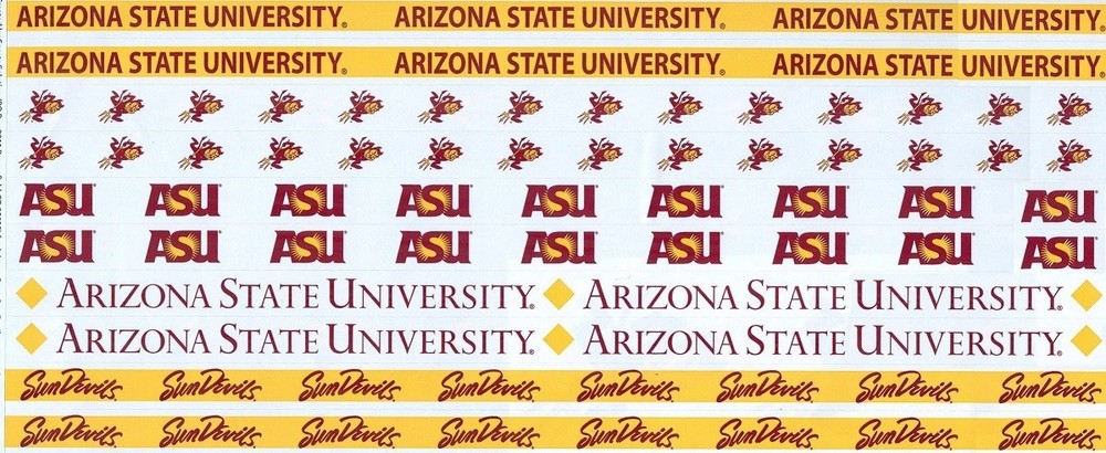 Arizona State University Sundevils Scrapbook Stickers CHOOSE FROM 4 ITEMS