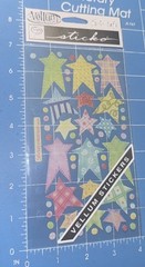 1 EK Sticko Vellum Pastel Stars Stickers Fabric Patterns Dots Starry SP-VM-02