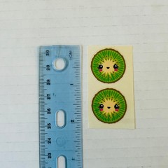 VINTAGE 1980s Stick n Sniff Scented Fruit Stickers PEACHES| PINEAPPLES | KIWI
