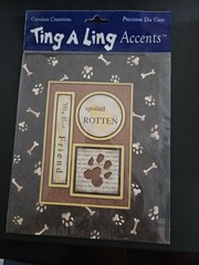 6×8″ CAROLEES CREATIONS TING A LING ACCENTS DOG FRAME ect…