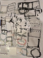 120pcVintage Gothic Transparency Overlay Ephemera LotJunk Journal Vellum Acetate