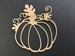 Pumpkin Die Cut Embellishments 8pcs 2-1/2 x 2-1/4” Choose Color Scrapbook Cards