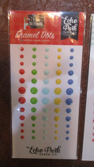 Echo Park Enamel Dots Stickers Lot X4