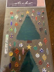 Sticko “ Christmas Tree” Stickers, Includes 50 Stickers, New In Package!