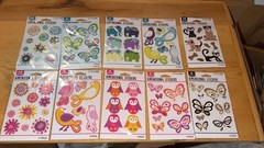 Lot Of 10- Studio 112 Scrapbooking Stickers! Various Themes