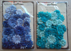Mixed Lot 7 Packs Flower Floral Embellishments Prima Recollections Little Birdie