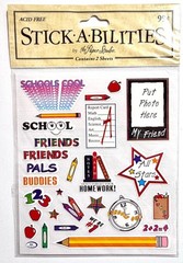 School Friends Stickers Scrapbooking Journal Card Paper Studio