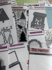 ⭐️300pc Scrapbook Paper Lot MFT My Favorite Things Stamps Dies Christmas St Pat