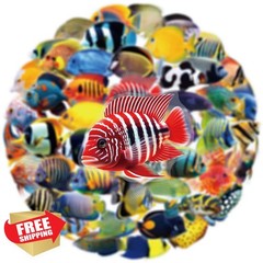 Jictegb 100PCS Marine Life Stickers